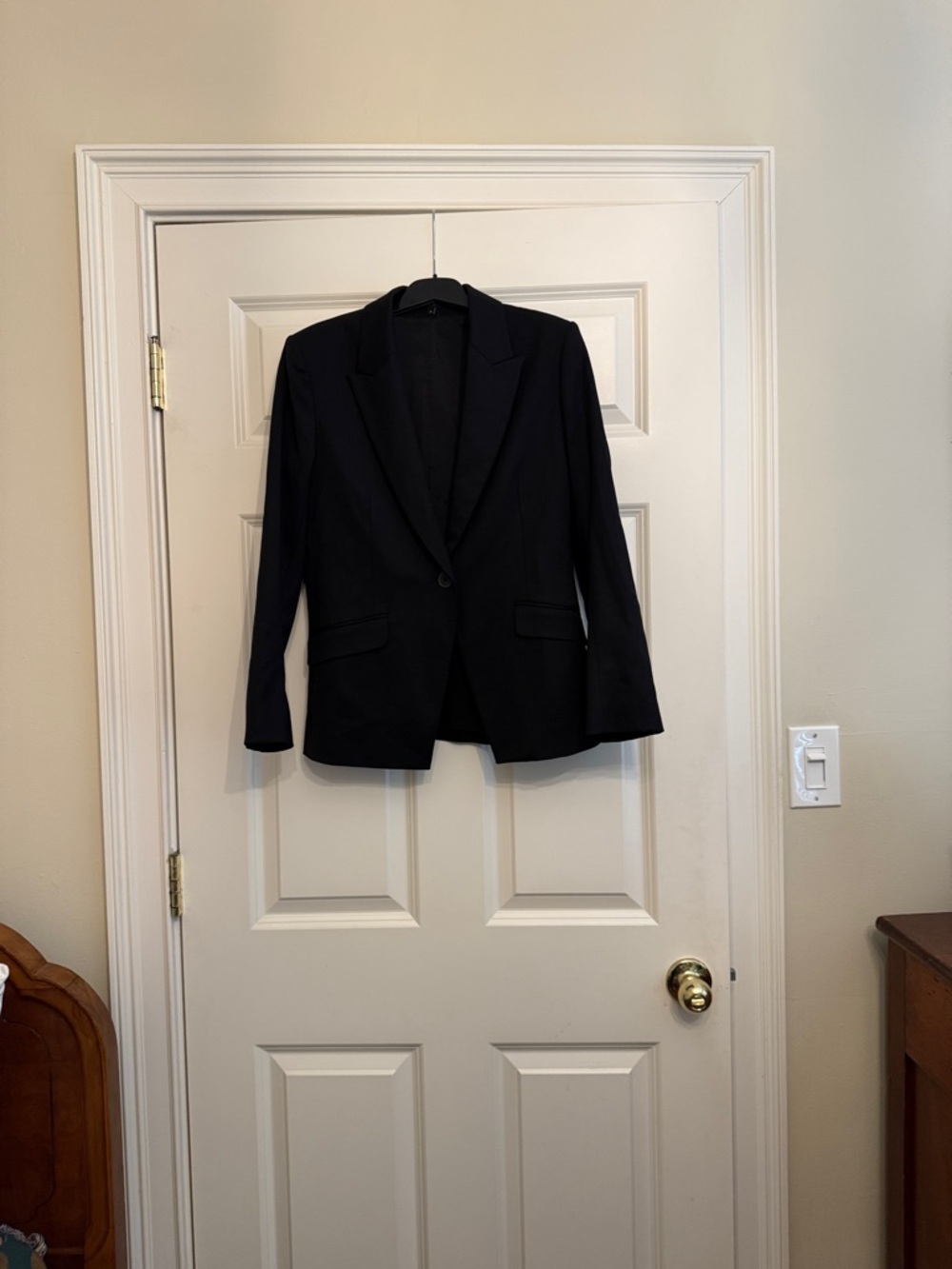 Theory Black Single-Button Blazer